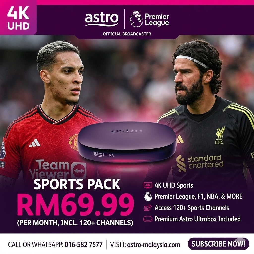 Take Your Viewing Experience to the Next Level – Astro Sports Pack at Only RM69.99
