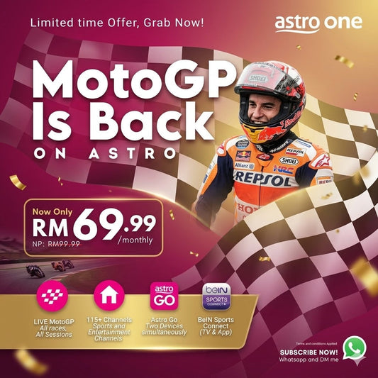 MotoGP Promo: Get the Ultimate Astro Package for RM69.99