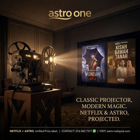 Stream More, Pay Less – Netflix + Astro Only RM74.90
