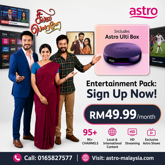 The Best Astro Package Entertainment Pack for RM49.99