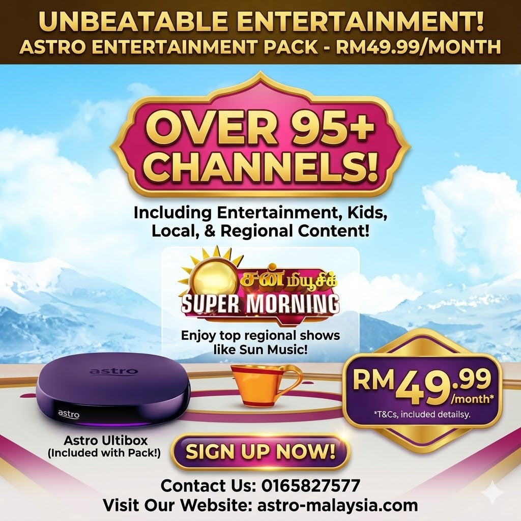 Unbeatable Value: Astro Entertainment Pack for RM49.99
