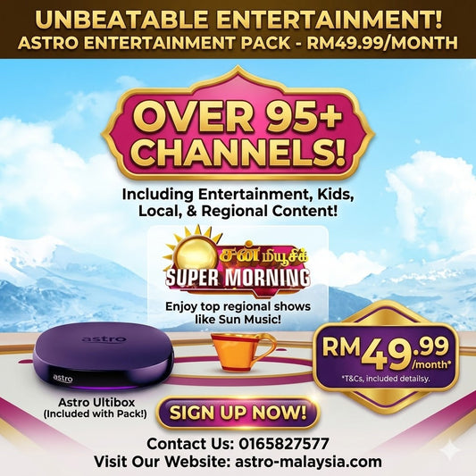 Unbeatable Value: Astro Entertainment Pack for RM49.99