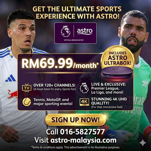 Unlock the Best Astro Package 2026 – Enjoy Astro Sports Pack at Only RM69.99!