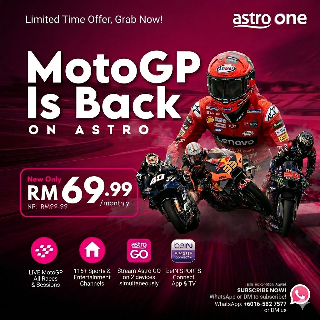 Stream MotoGP Live: Astro Sports Package & Best Astro Package