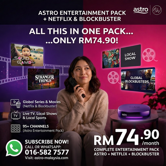 The Best Astro Package for Movies & Netflix: All-In-One RM74.90 Deal