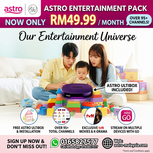 Modern TV Entertainment Made Easy with Astro Package